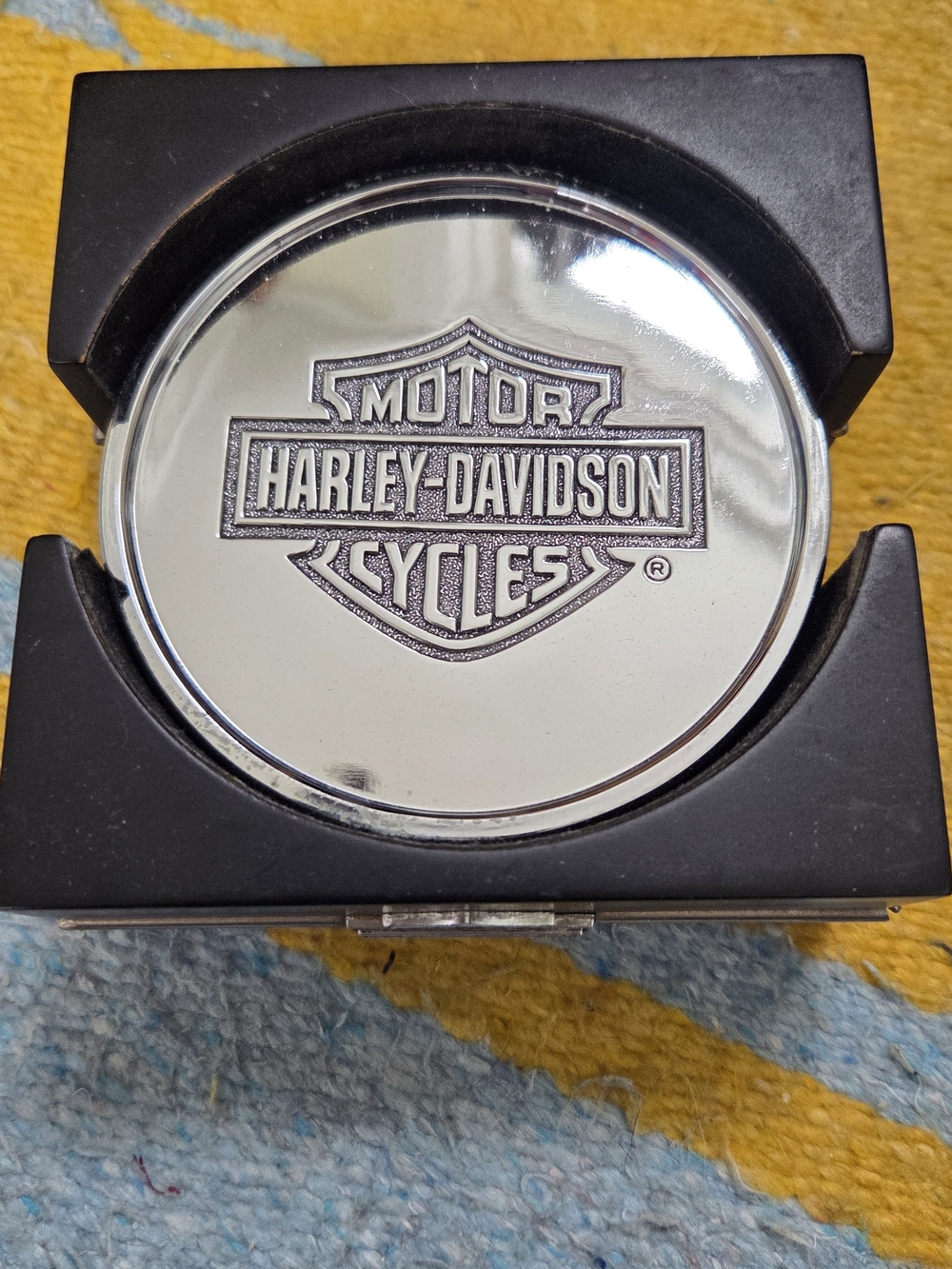Harley-Davidson 2004 Collectible Chrome Drink Coasters